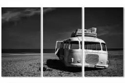 Beached bus - affiche vans