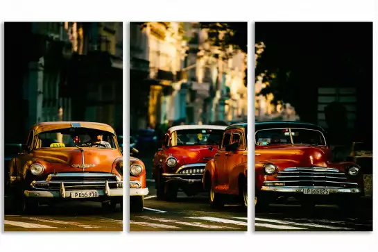 Vintage taxi - affiche auto