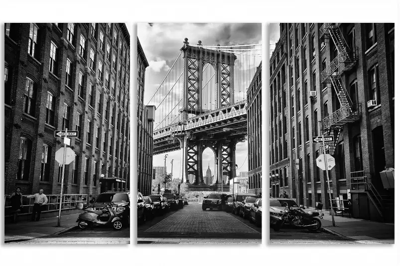 Dumbo brooklyn bridge - poster de new york