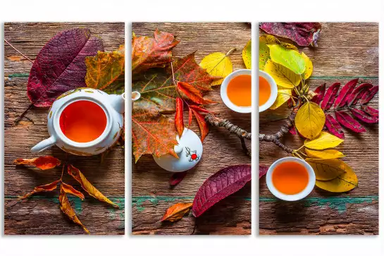 Feuille de thé - tableaux cuisine