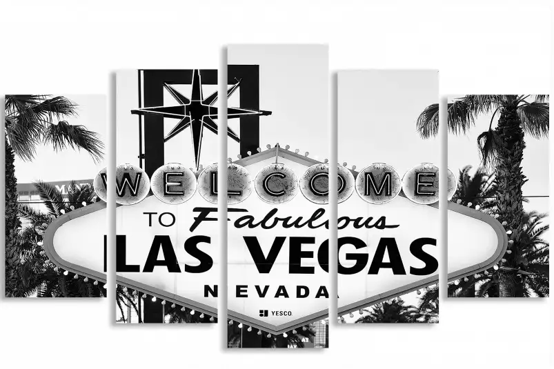 Vegas black california - affiche ville du monde