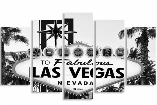 Vegas black california - affiche ville du monde