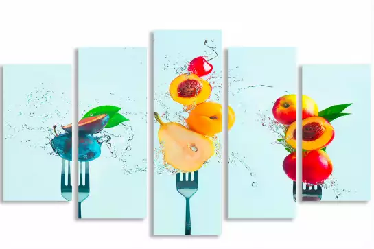 Une salade de fruit ! - affiche fruits