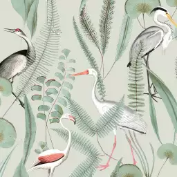 Herons - tapisserie oiseau