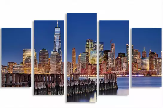 Manhattan skyline - affiche architecture