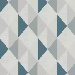 Triangle bleu gris  - tapisserie tropicale