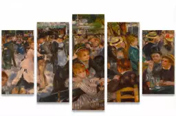 Le bal du moulin -Auguste Renoir - tableau celebre