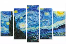 La nuit etoilée - Vincent Van gogh - tableau celebre