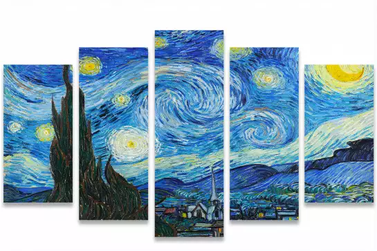 La nuit etoilée - Vincent Van gogh - tableau celebre