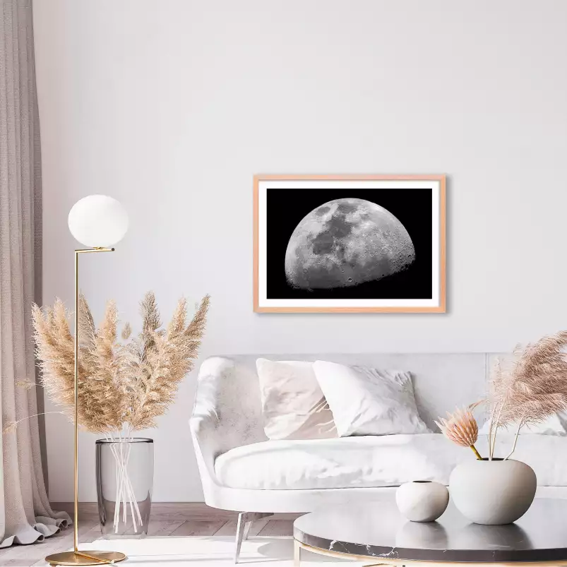 La lune - poster astronomie