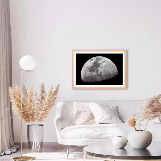 La lune - poster astronomie