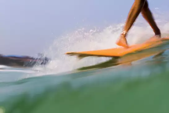 Pas croisé hossegor beach - poster surf