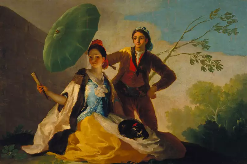 Le parasol -Goya - tableau celebre