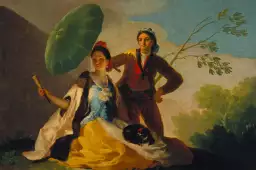 Le parasol -Goya - tableau celebre