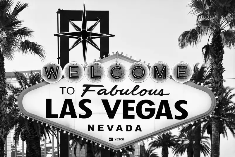 Vegas black california - affiche ville du monde