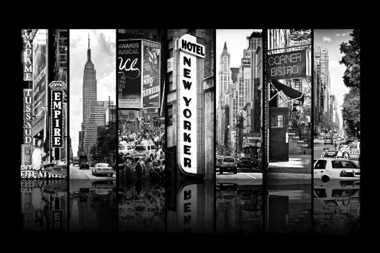 New yorker recto verso - poster de new york