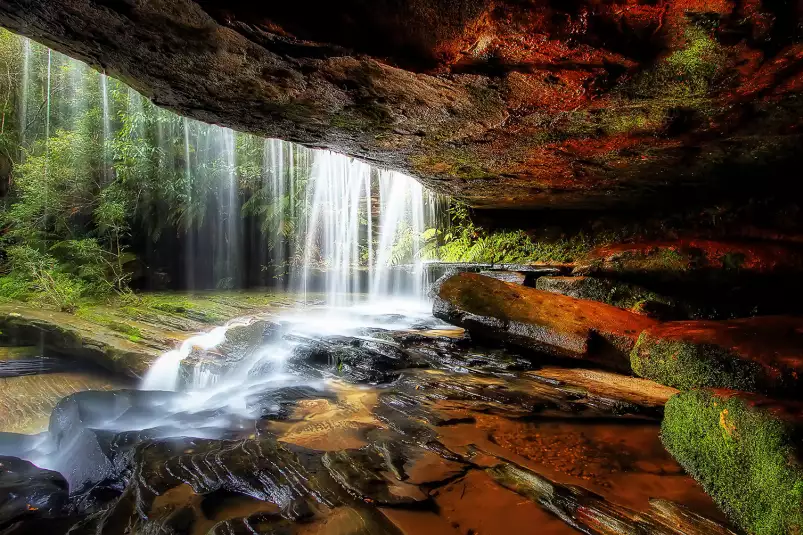 Chute d'eau - affiche nature