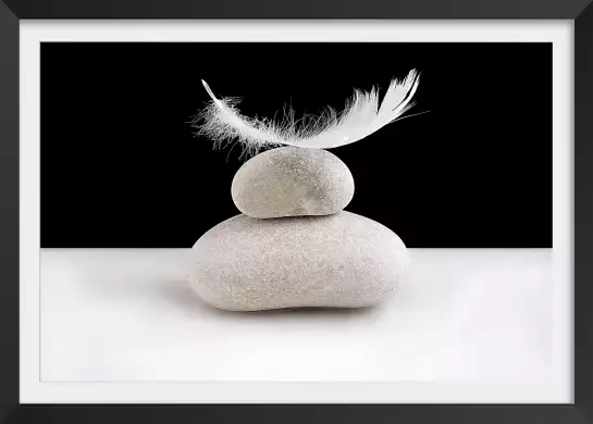 Equilibre naturel - affiche zen