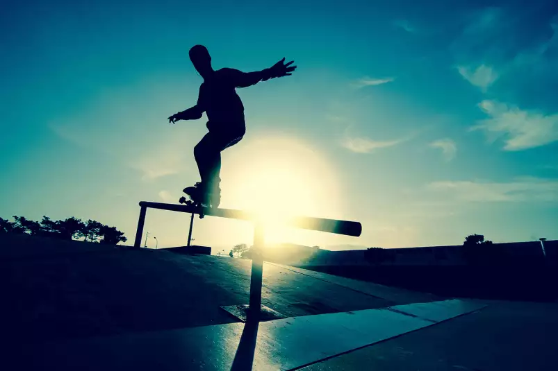 Skater - tableau urbain