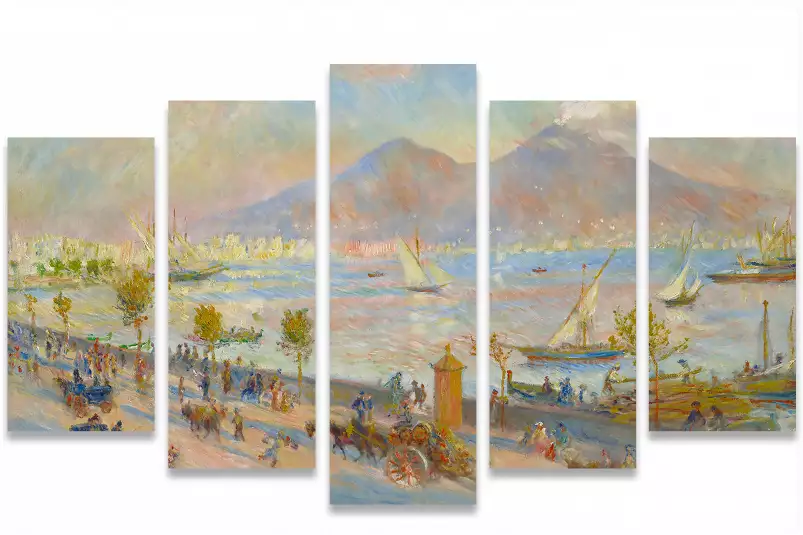 Auguste renoir - baie de naples, le soir - tableau celebre