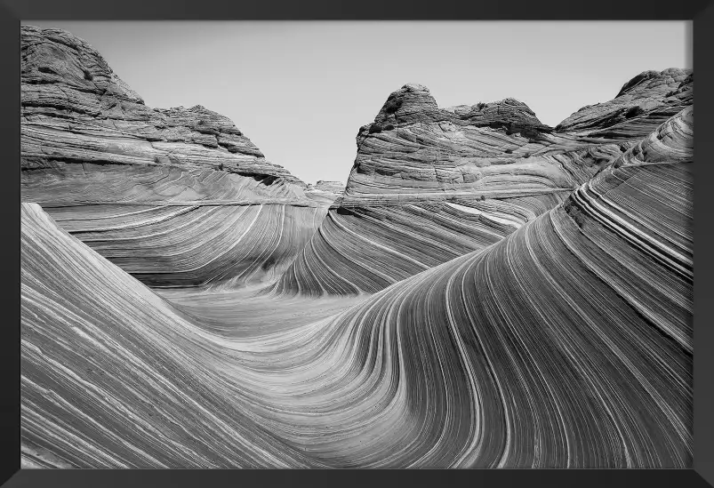 Grand canyon noir et blanc - paysage noir et blanc