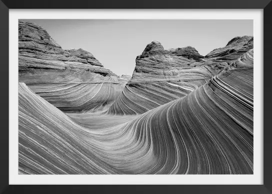 Grand canyon noir et blanc - paysage noir et blanc