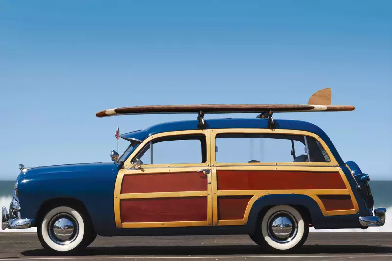 Surf car de legende - poster voitures