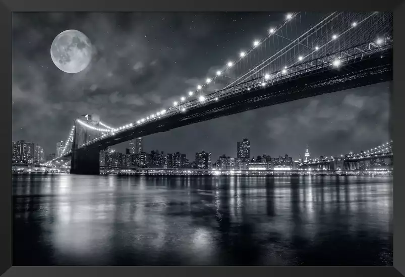 Brooklyn bridge - affiche new york