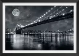 Brooklyn bridge - affiche new york