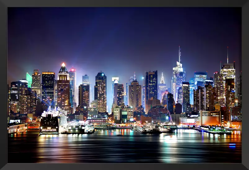 Building big apple - poster de new york