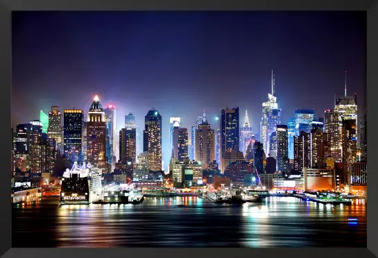 Building big apple - poster de new york