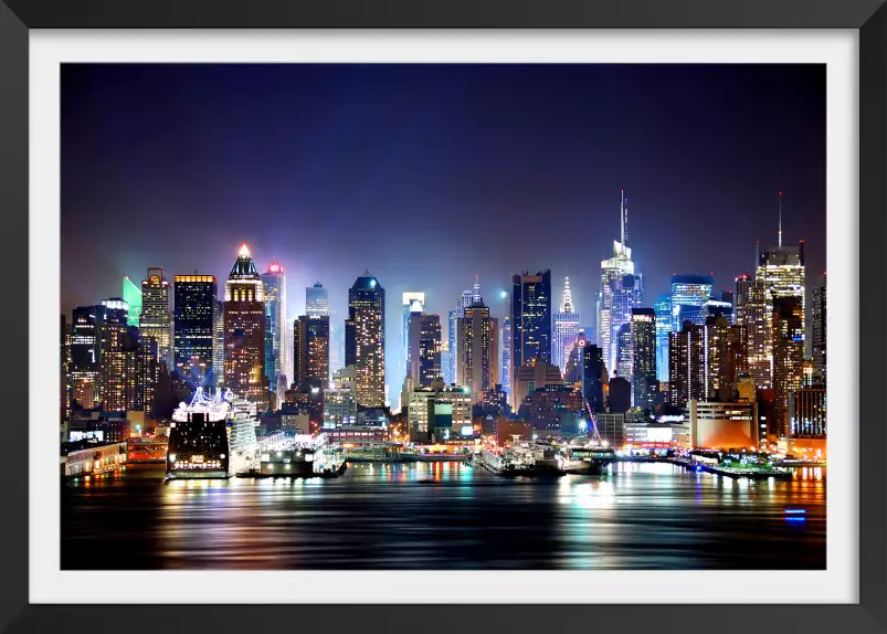 Building big apple - poster de new york