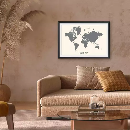 World map - tableau monde