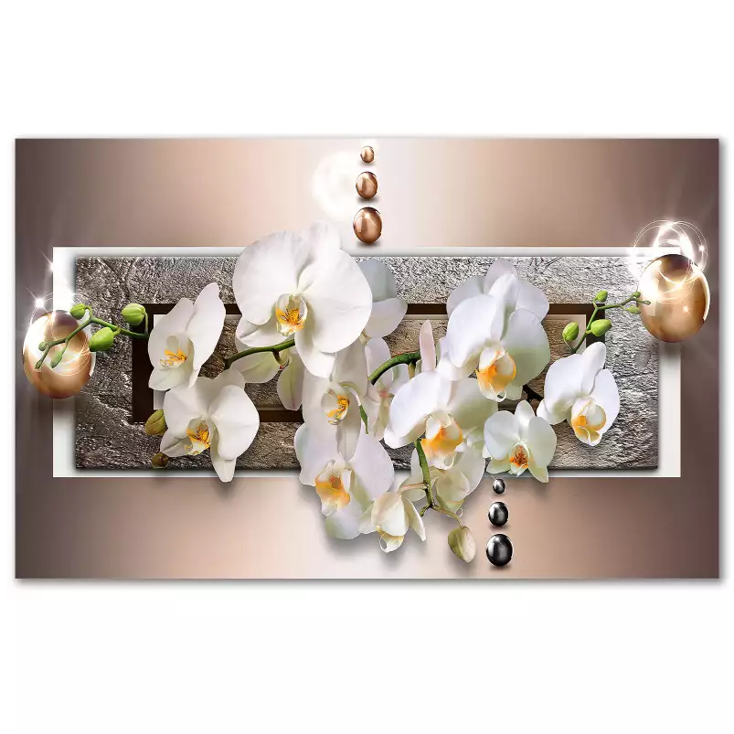 Fleurs d'orchidées  - tableau pas cher