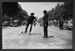 Insolite - champs elysée - poster paris vintage