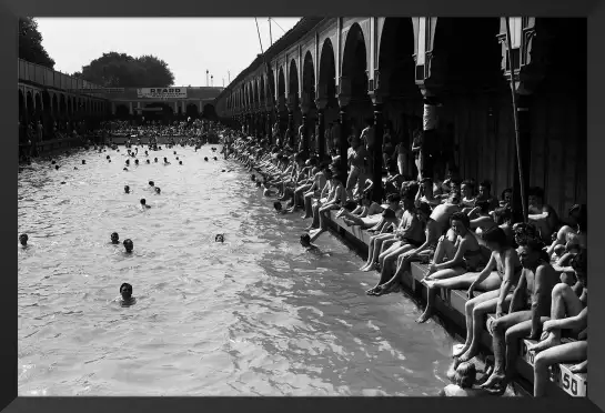 Piscine deligny - poster paris vintage