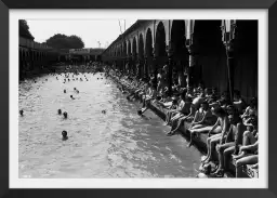 Piscine deligny - poster paris vintage