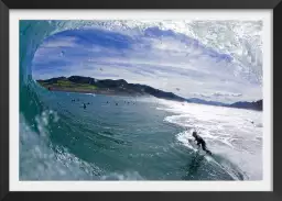 Surf tube mundaka - affiche de surf