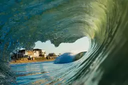 Hossegor dans le tube - tableaux mer