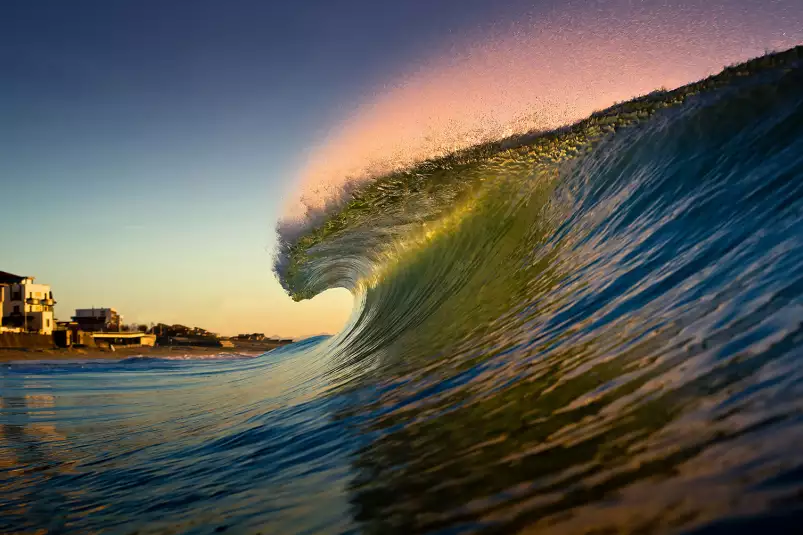 Couleurs sur la vague - tableaux mer