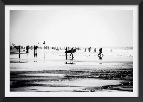 Summer beach time - affiche plage