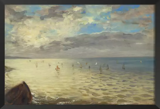 Delacroix - la mer à dieppe - tableau celebre