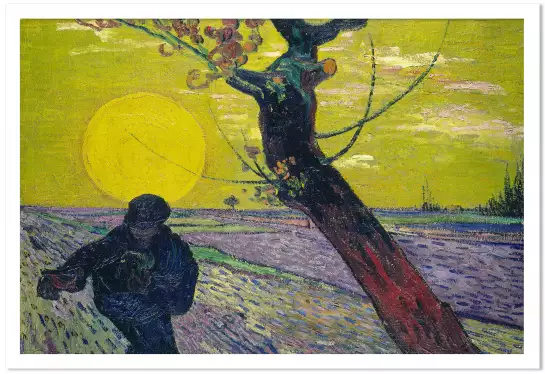 Le semeur - Vincent Van Gogh - tableau celebre