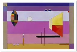 Kandinsky -Colds stripes - tableau celebre