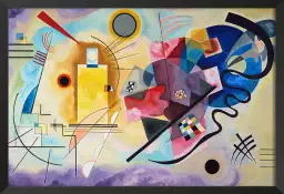 Kandinsky - Jaune, rouge, bleu - tableau celebre