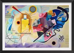 Kandinsky - Jaune, rouge, bleu - tableau celebre