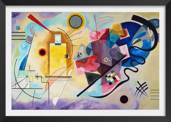 Kandinsky - Jaune, rouge, bleu - tableau celebre