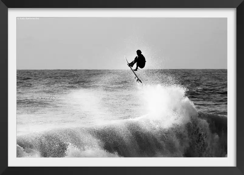 Surf hossegor - affiche paysage ocean