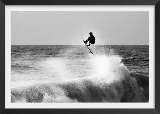 Surf hossegor - affiche paysage ocean