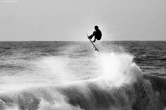 Surf hossegor - affiche paysage ocean